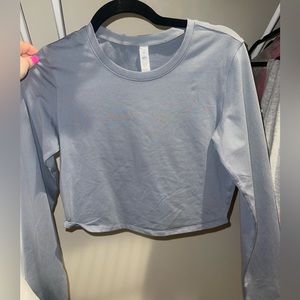 Alo Alosoft Crop Finesse Long Sleeve